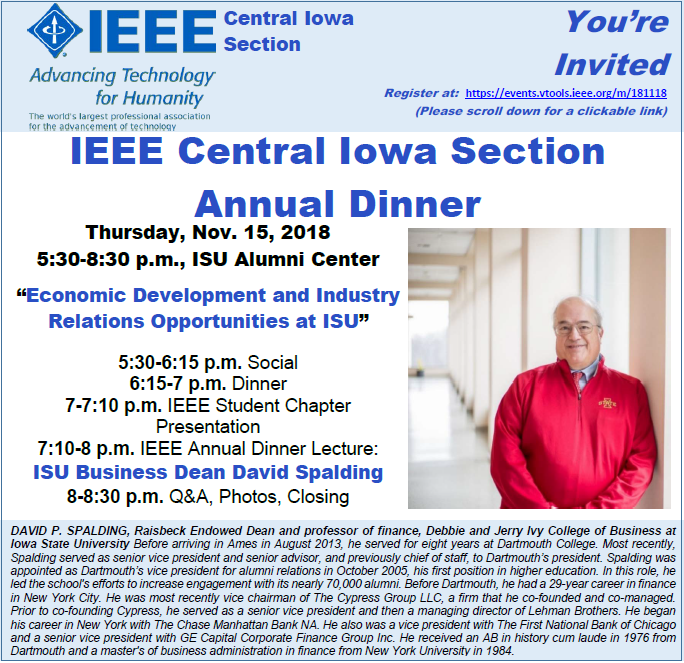 IEEE Central Iowa Annual Dinner